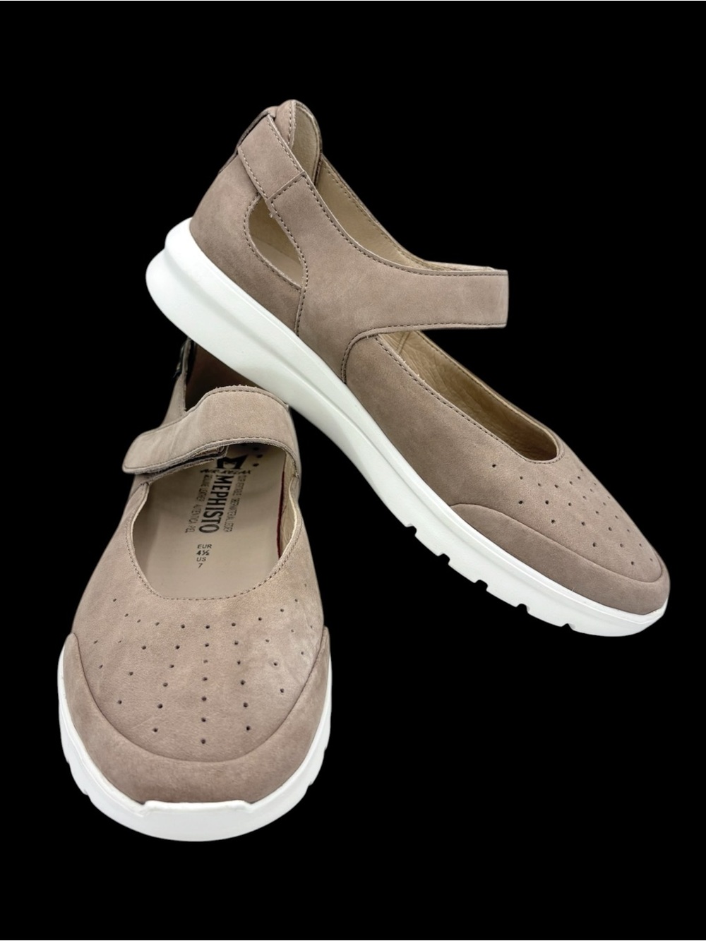 MEPHISTO Marsia Light Taupe Ballet Flat Comfort Shoe Women’s Size 7 MSRP $269